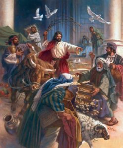 Jesus drives out thieves - Old Testament vs New Testament God