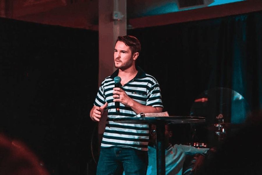 Chris Ulery preaching